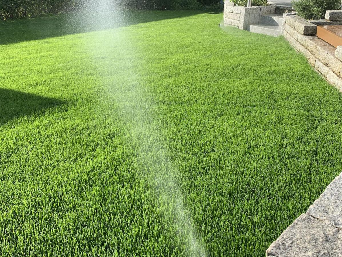 Gartenbwässerung mit Versenkregner